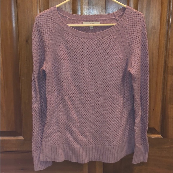 Mauve Loft Sweater/Blouse